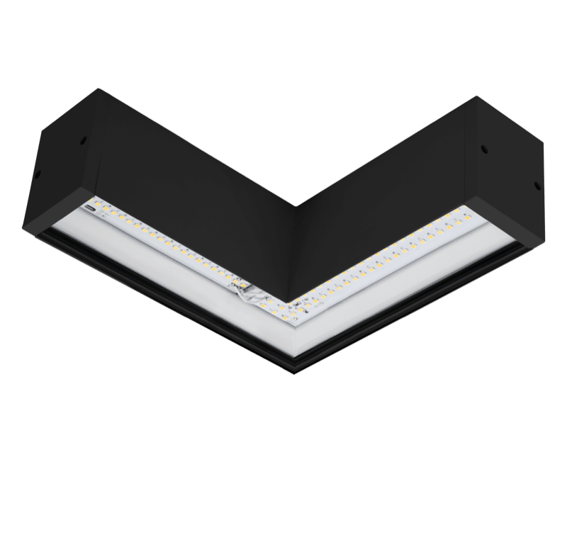 CENTURY ITALIA SRL - CUYPRIS-LSXCNE PLAF. LINEARE PRISMA CONN. L SX CON CAV
