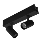 CENTURY ITALIA SRL - CUYPRIS-TRACK2NE SPOTLIGHT LINEARE PRISMA 2 LUCI NERO