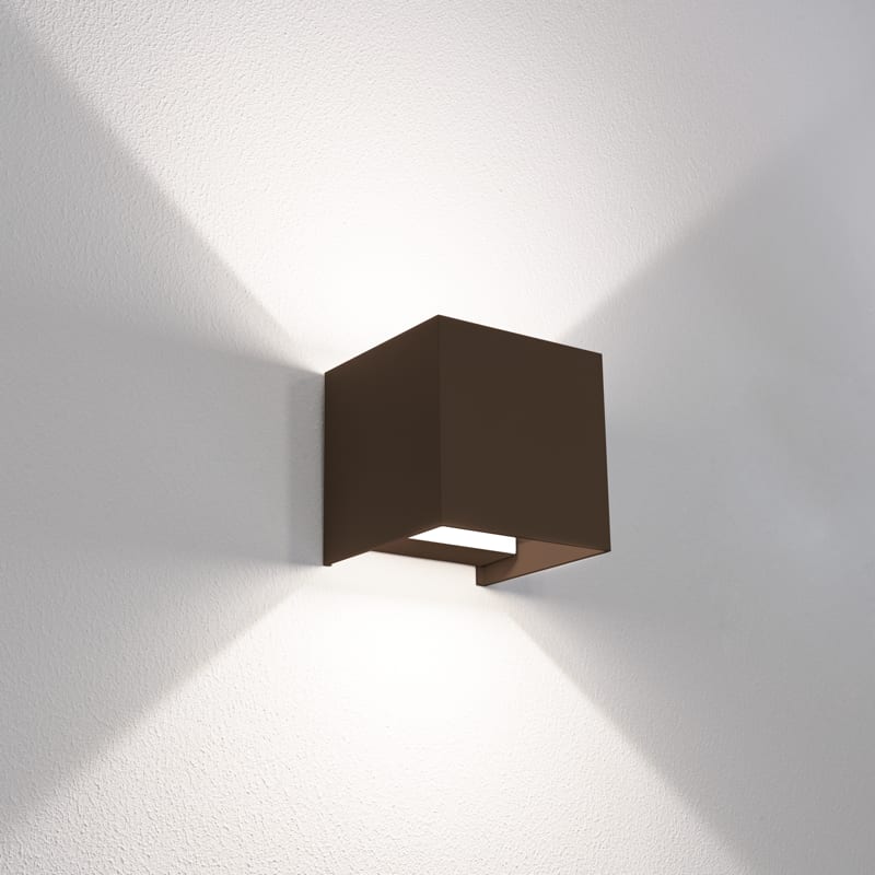 CENTURY ITALIA SRL - CUYUDSCO-1010 APPLIQUE LED UP&DOWN QUADRATO CORTEN
