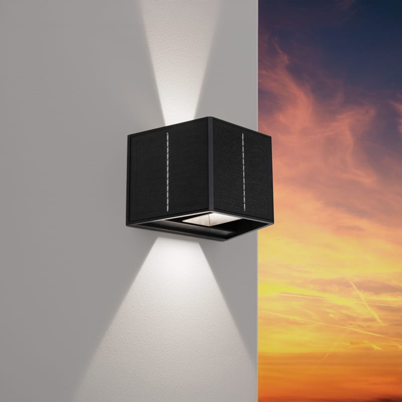CENTURY ITALIA SRL - CUYUDSOL-091540 APPLIQUE LED UP&DOWN SOLARE QUADRATO NE
