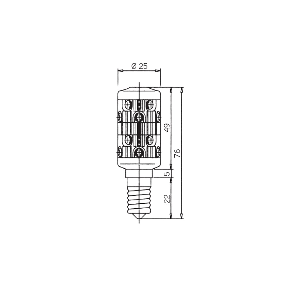 SIRENA - SIR28472 LD 205 EXL E14   V240      AC2