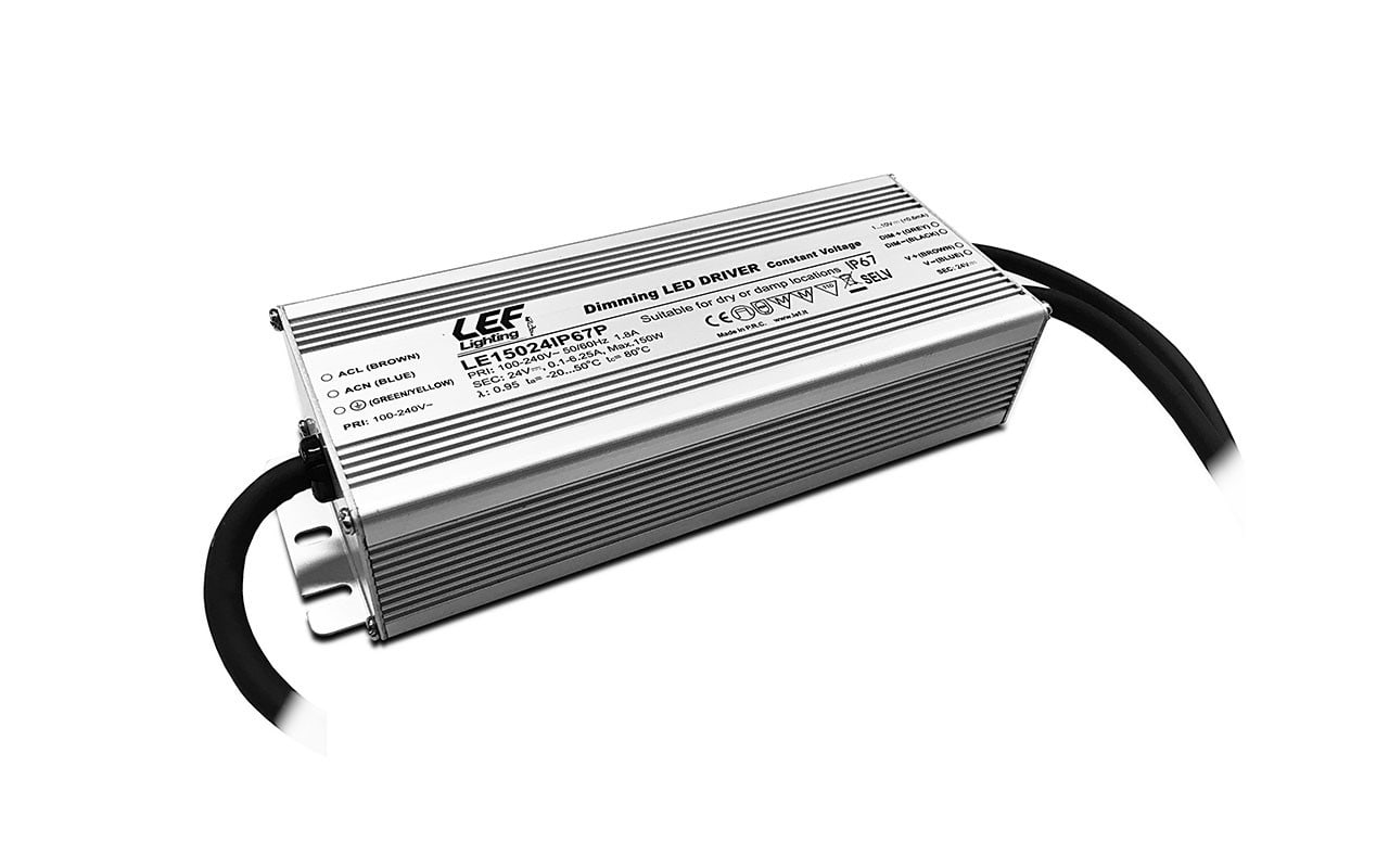LEF LIGHTING SRL - LEFLE15024IP67 ALIM. LED TENS. COSTANTE 150W 24VDC IP67