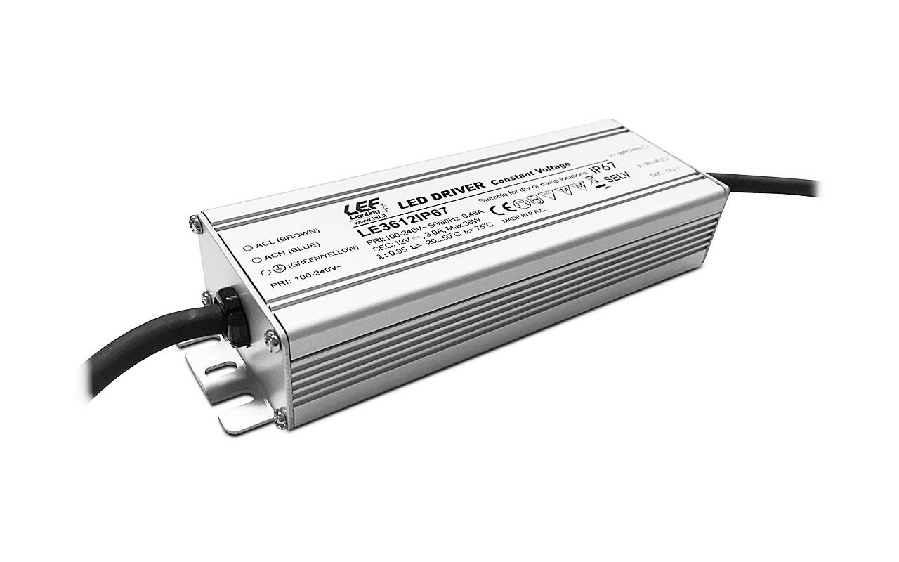 LEF LIGHTING SRL - LEFLE20012IP67 ALIM. LED TENS.COSTANTE 200W 12VDC IP67
