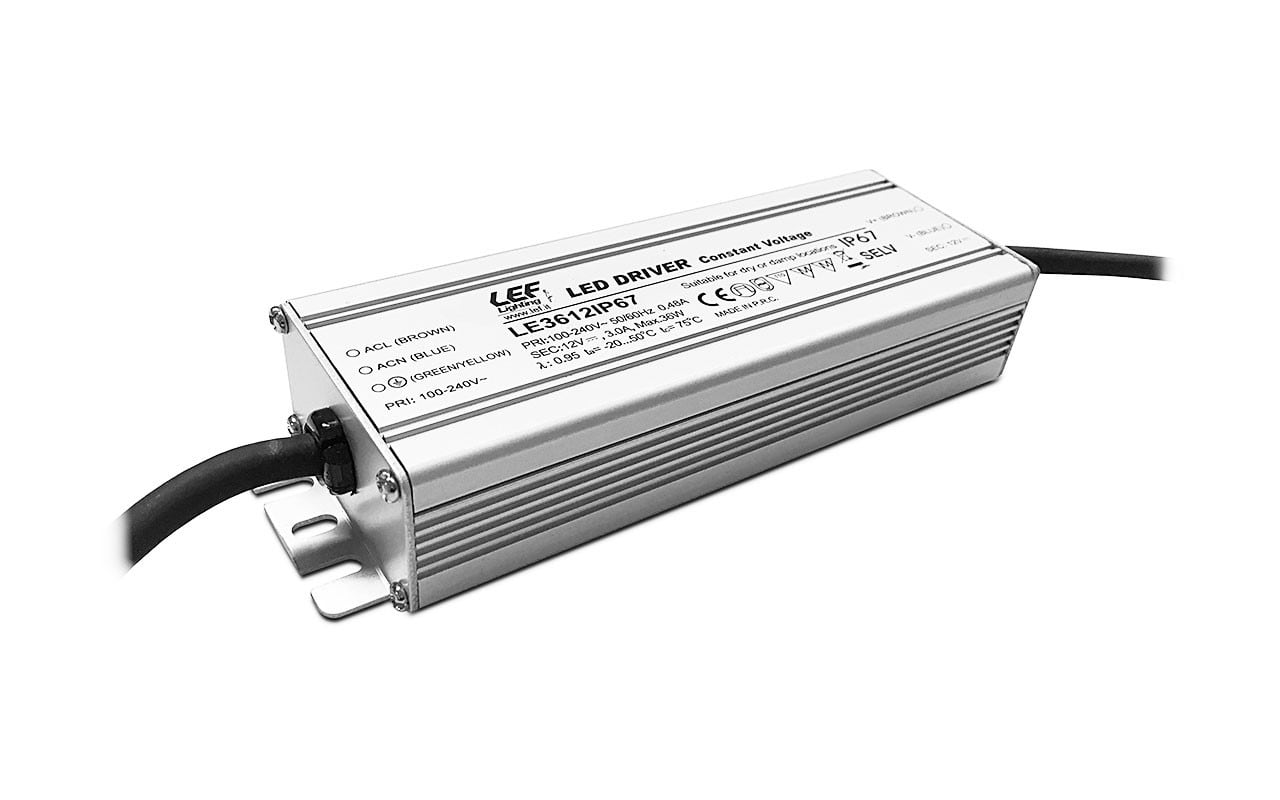 LEF LIGHTING SRL - LEFLE20012IP67 ALIM. LED TENS.COSTANTE 200W 12VDC IP67
