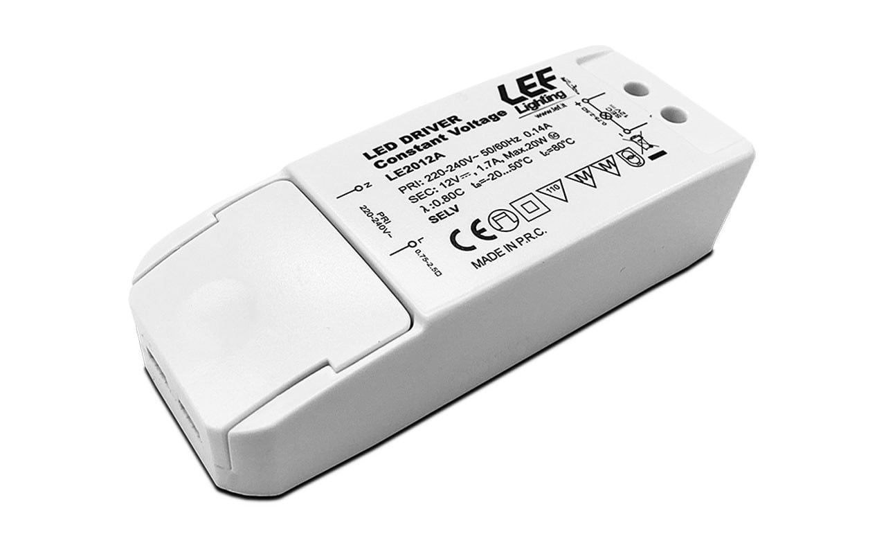 LEF LIGHTING SRL - LEFLE2012A ALIM. LED TENS.COSTANTE 20W 12VDC IP20