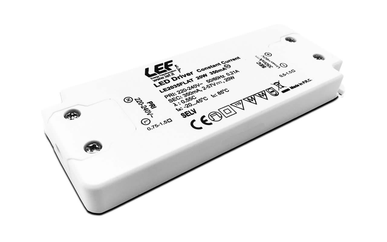 LEF LIGHTING SRL - LEFLE2070FLAT ALIM.LED 20W 700MA 2-29VDC FLAT