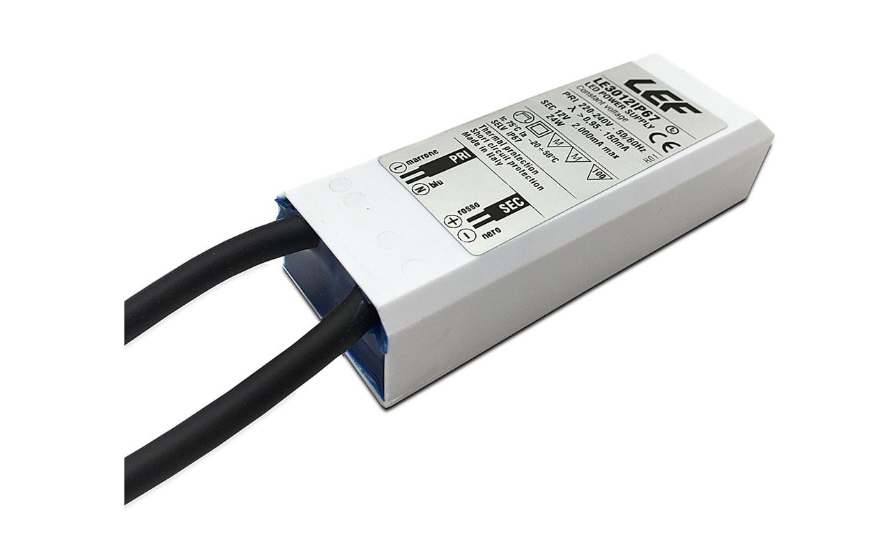 LEF LIGHTING SRL - LEFLE3012IP67 ALIM. LED TENS. COSTANTE 30W 12VDC IP67