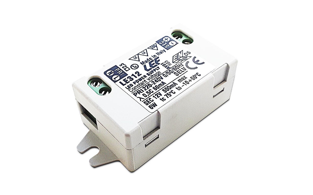 LEF LIGHTING SRL - LEFLE312 ALIM. LED TENS. COSTANTE 6W 12VDC IP20