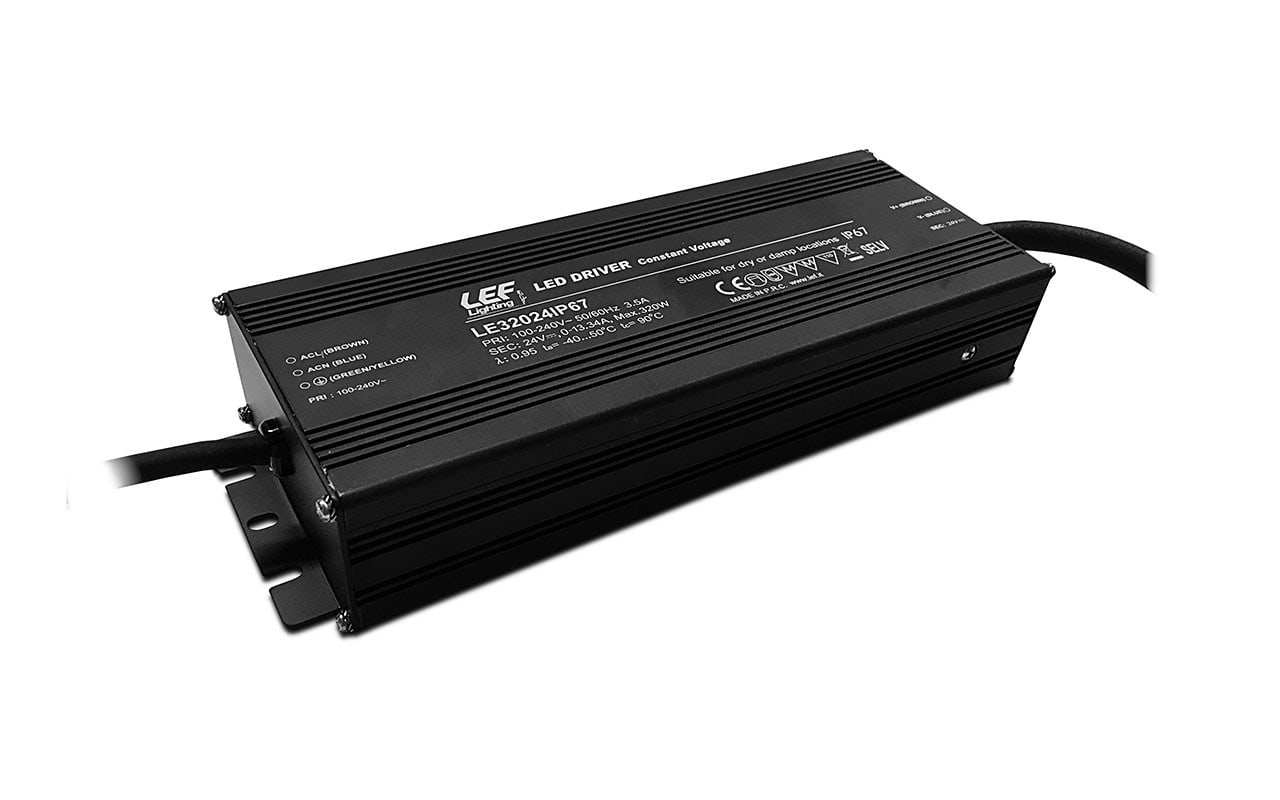 LEF LIGHTING SRL - LEFLE32024IP67 ALIM. LED TENS.COSTANTE 320W 24VDC IP67