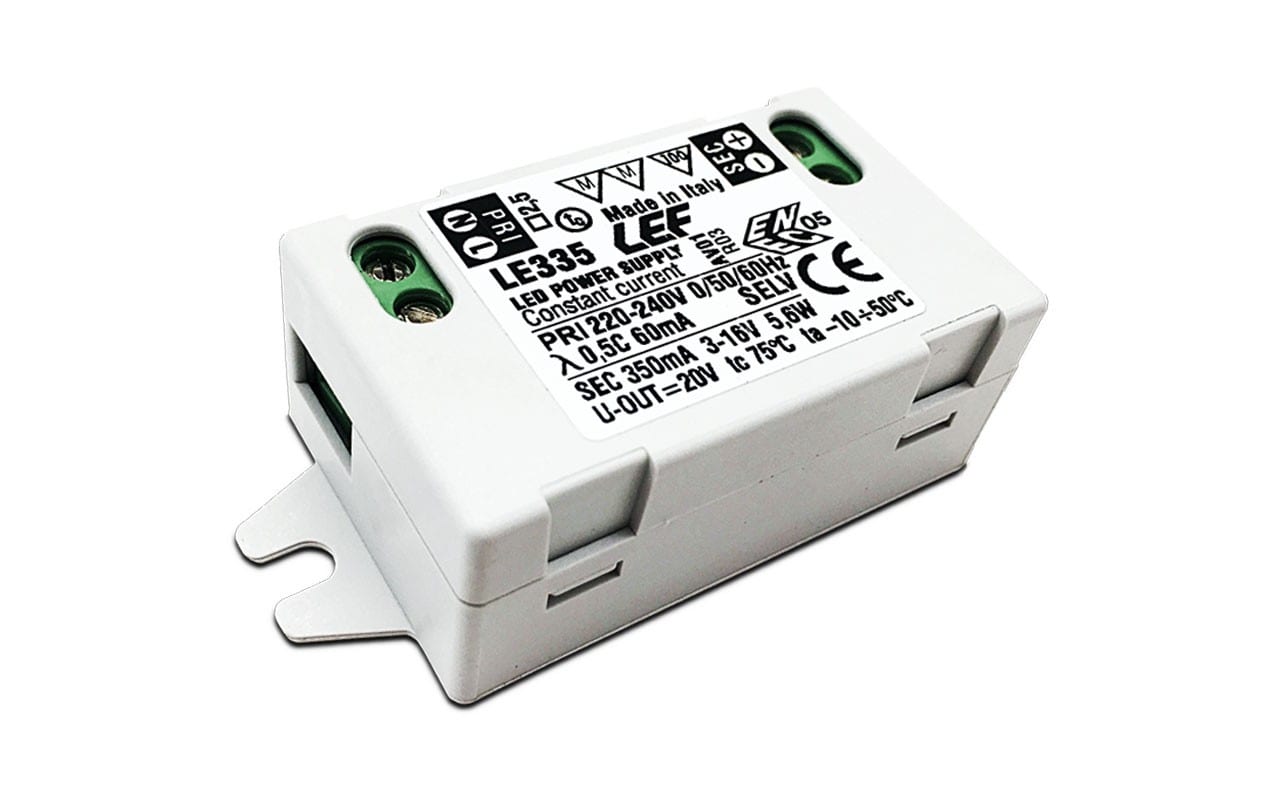 LEF LIGHTING SRL - LEFLE350 ALIM. LED CORR. COSTANTE 500MA 4W IP20