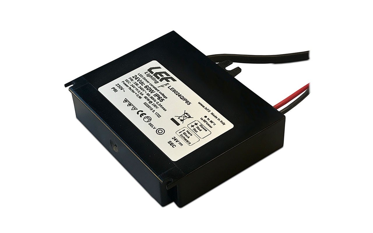 LEF LIGHTING SRL - LEFLE6024QIP65 ALIM. LED 60W 24VDC IP65
