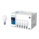 SIGNIFY ITALY SPA - PHL60827PACK CorePro, LED, A60, 60 W, E27, 2700 K, 806 lm, CRI 80, 15000 ore