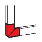 LEGRAND - LEG010766 DLP-ANGOLO PIANO VARIABILE X P/A 60X35-5