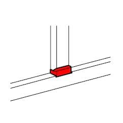 LEGRAND - LEG011253 DLP- DERIVAZIONE PIANA CANALE 105X65 ALU