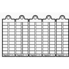 LEGRAND - LEG039500 VIKING3-FOGLI ETICHETTE BIANCHEL=5MM