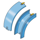 LEGRAND - LEG31APB050G P31-CURVA IN DISCESA 90? 50X50 GP