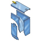 LEGRAND - LEG31AYB050G P31-CURVA SX VAR. PIANO DISCESA 50X50 GP