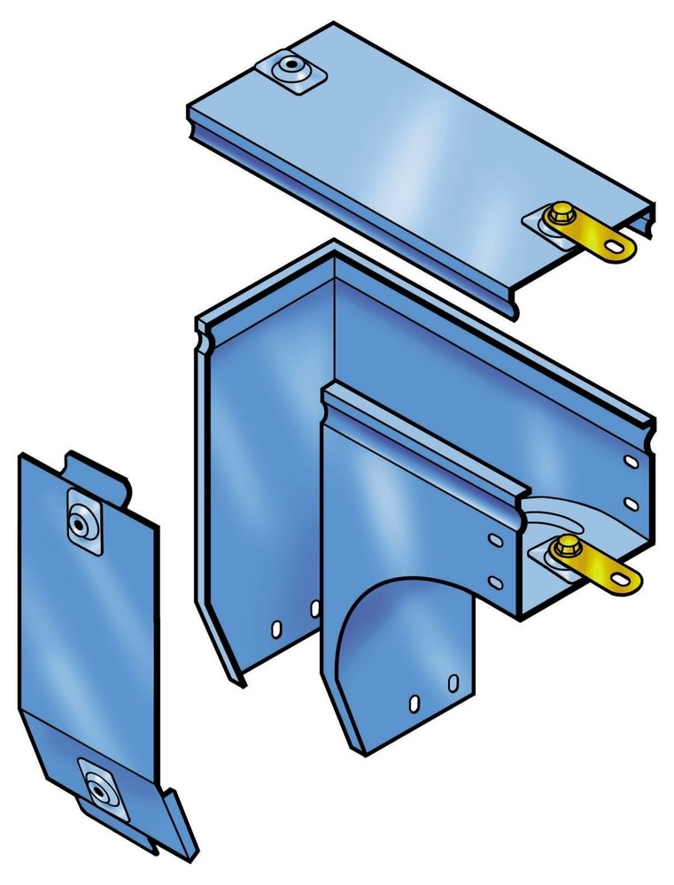 LEGRAND - LEG31AZB050Z P31-CURVA DX VAR. PIANO DISCESA 50X50 Z