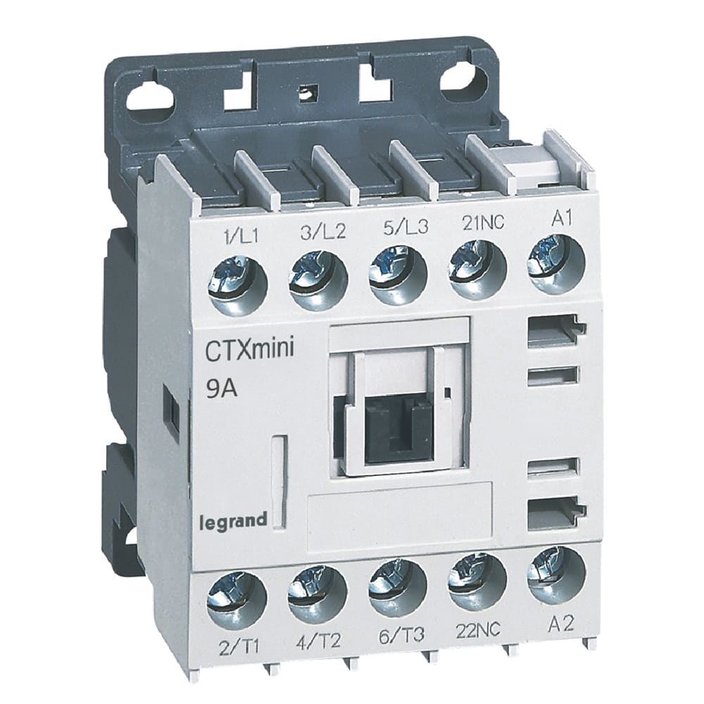 LEGRAND - LEG417036 CTX3 MINI - CONT 3P 9A 1NC 230VAC
