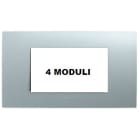 LEGRAND - LEG685747 VELA QUADRA-SILVER METALLIZZATI 4M