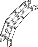 LEGRAND - LEG8312552 GLO4-CURVA A SNODO VERT. L200Z