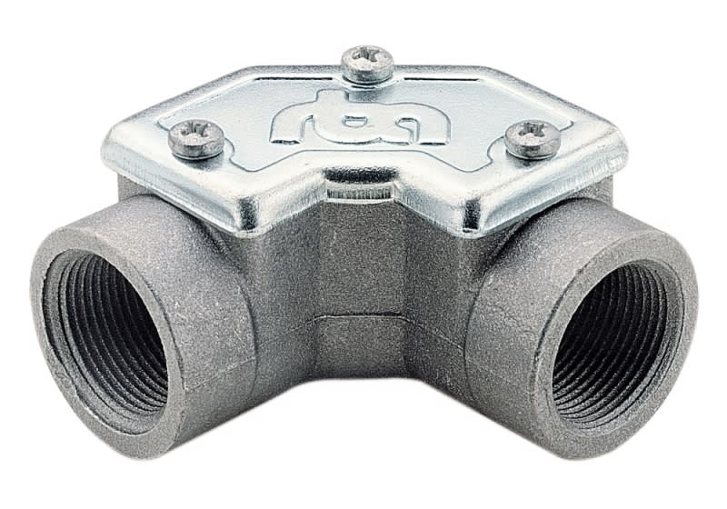 LEGRAND - LEG86323 CURVA 90 FF ALLUMINIO G1/2