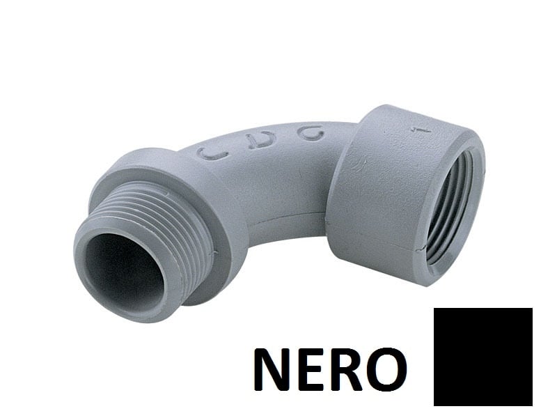 LEGRAND - LEG86383 CURVA 90? NYLON-MASCHIO FEMMINA M20 NERA