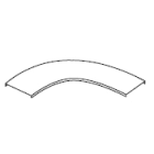 LEGRAND - LEGC312515 GLO4-COP. CURVA PIANA 90 R450 L500Z