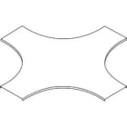 LEGRAND - LEGC362546 GLO4-COP. INCROCIO R450 L600ZC