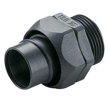 LEGRAND - LEG81653 MG NYLON-RACCORDO PLAST G3/8 D=10 NERO