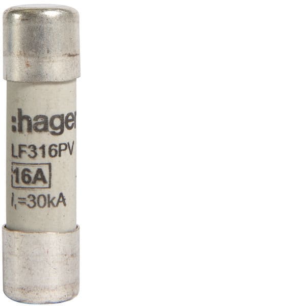 HAGER - HAGLF316PV FUSIBILE FOTOVOLTAICO 10.3X38 16A 1000V