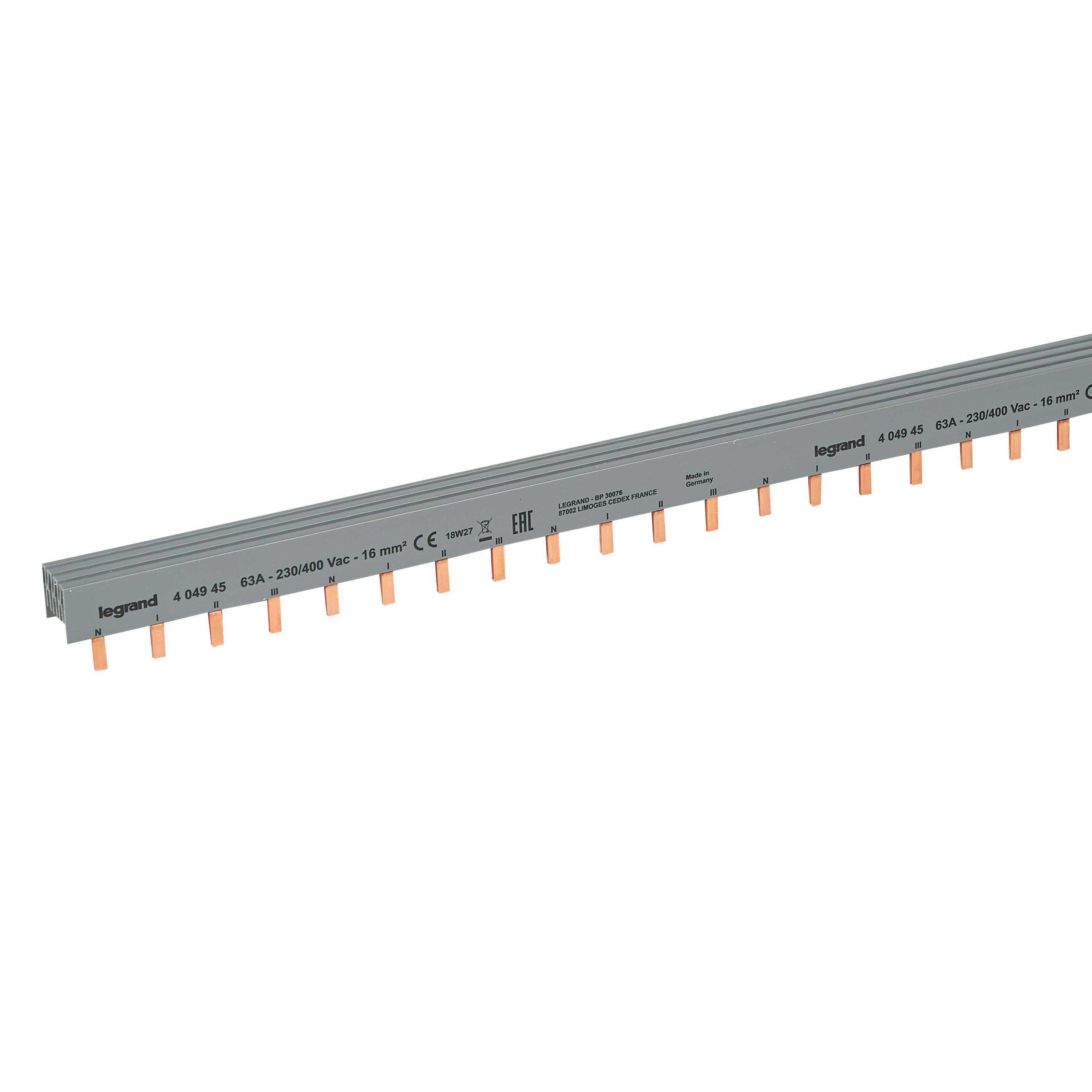 LEGRAND - LEG404945 BUSBAR DI CABLAGGIO 4P 56 MODULES