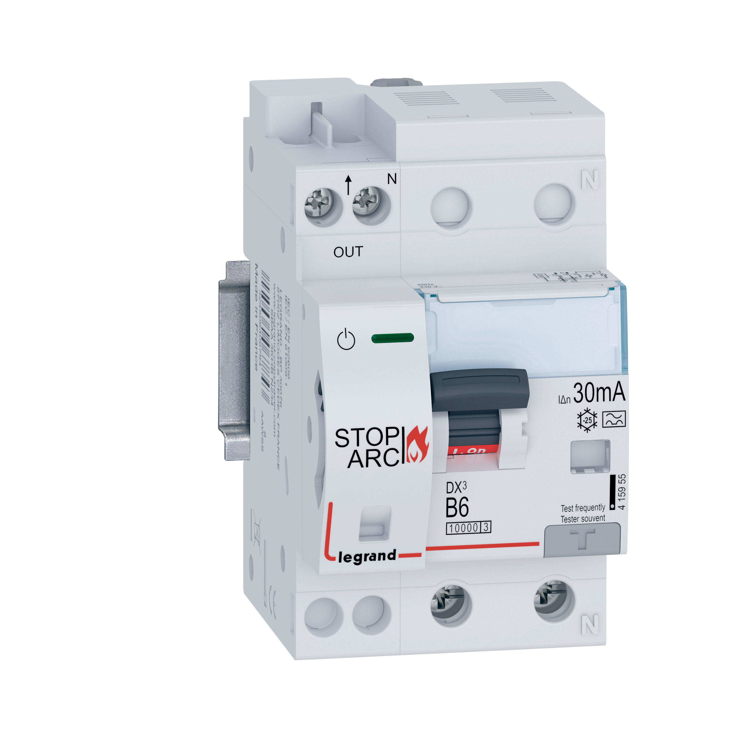 LEGRAND - LEG415955 DX3 AFDD STOP ARC 1P+NR B6 10000A 30MA A