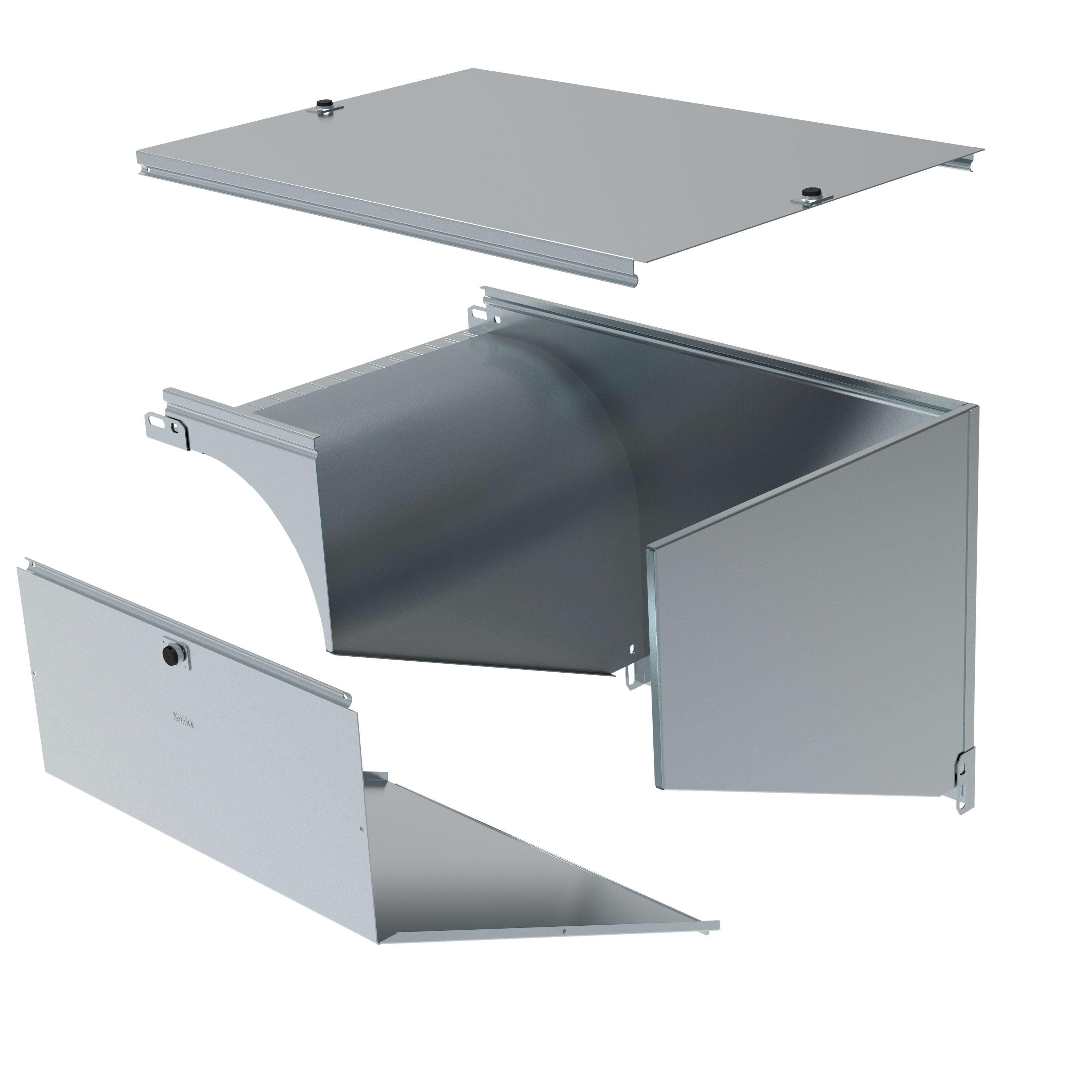 LEGRAND - LEG480690 P31-CURVA SX VAR PIANO DISCESA 500X50 Z