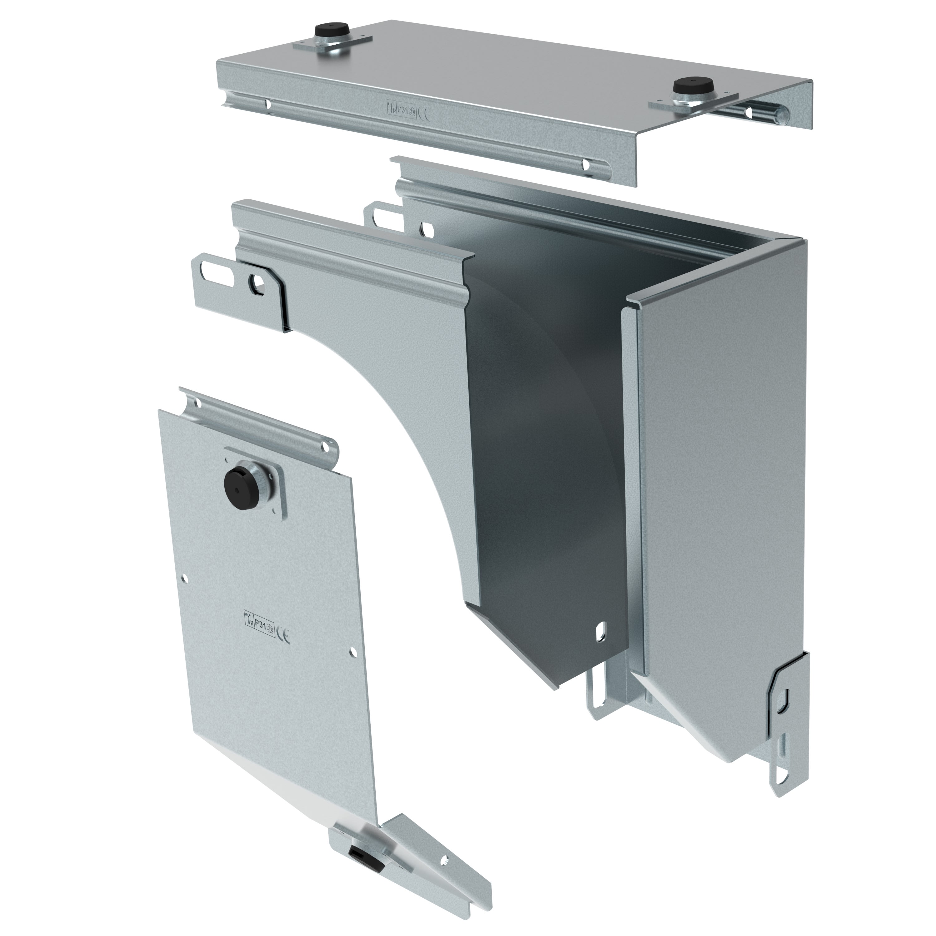 LEGRAND - LEG482685 P31-CURVA SX VAR PIANO DISCESA 100X50 C