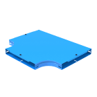 LEGRAND - LEG484547 P31-EQUAL TEE+COVER 50X500 BLUE