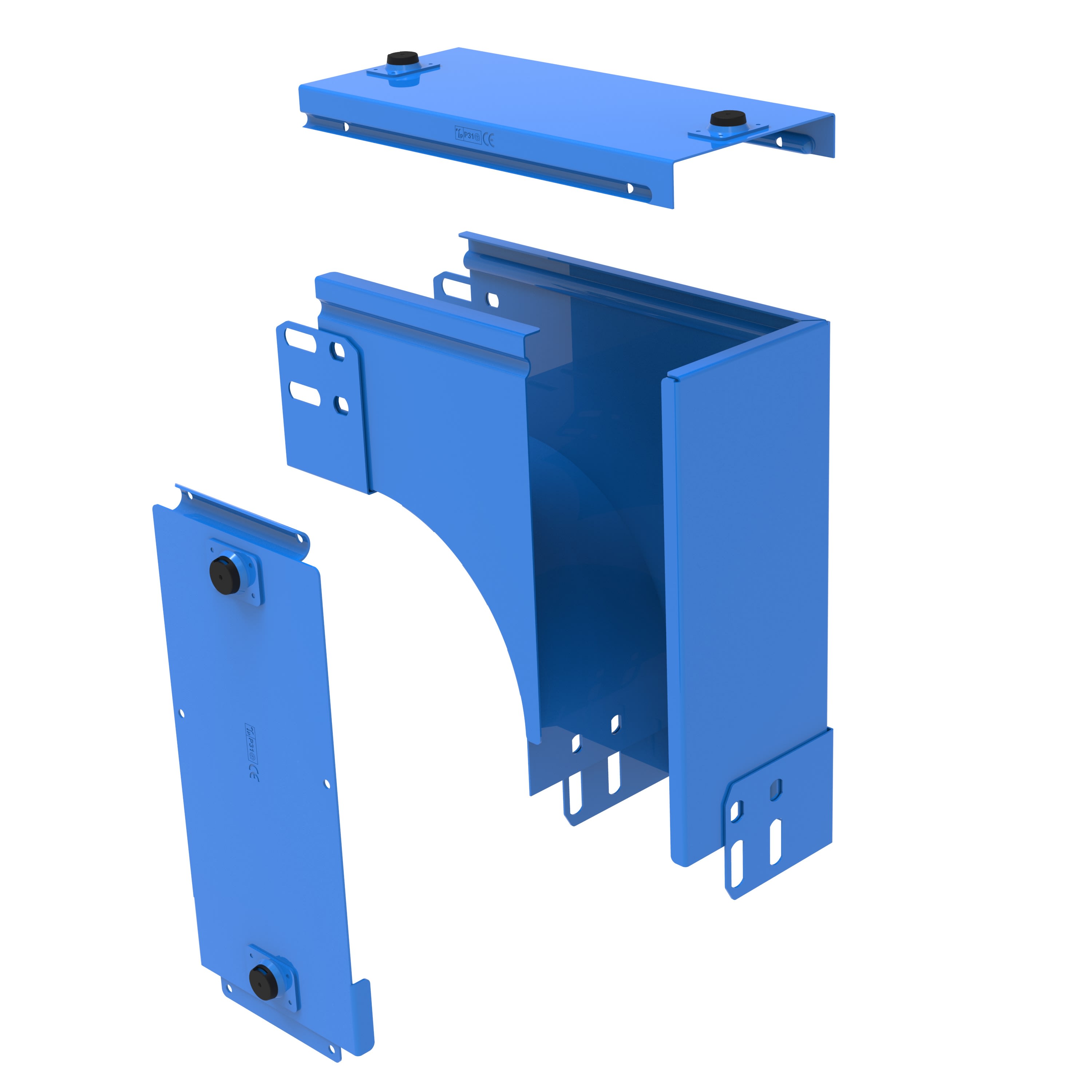 LEGRAND - LEG484700 P31-CURVA SX VAR PIANO DISCESA 100X100 G