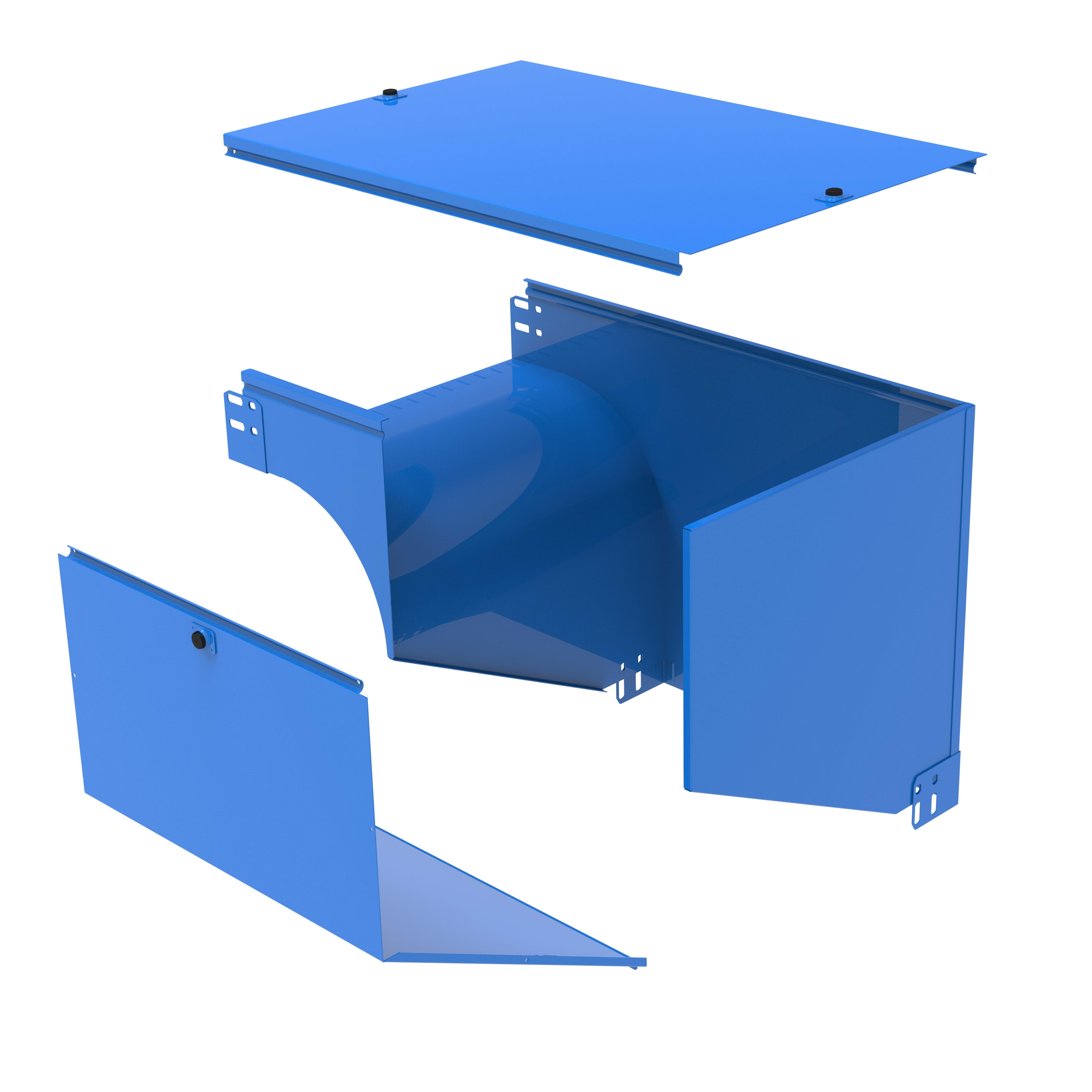 LEGRAND - LEG484705 P31-CURVA SX VAR. PIANO DISCESA 100X500