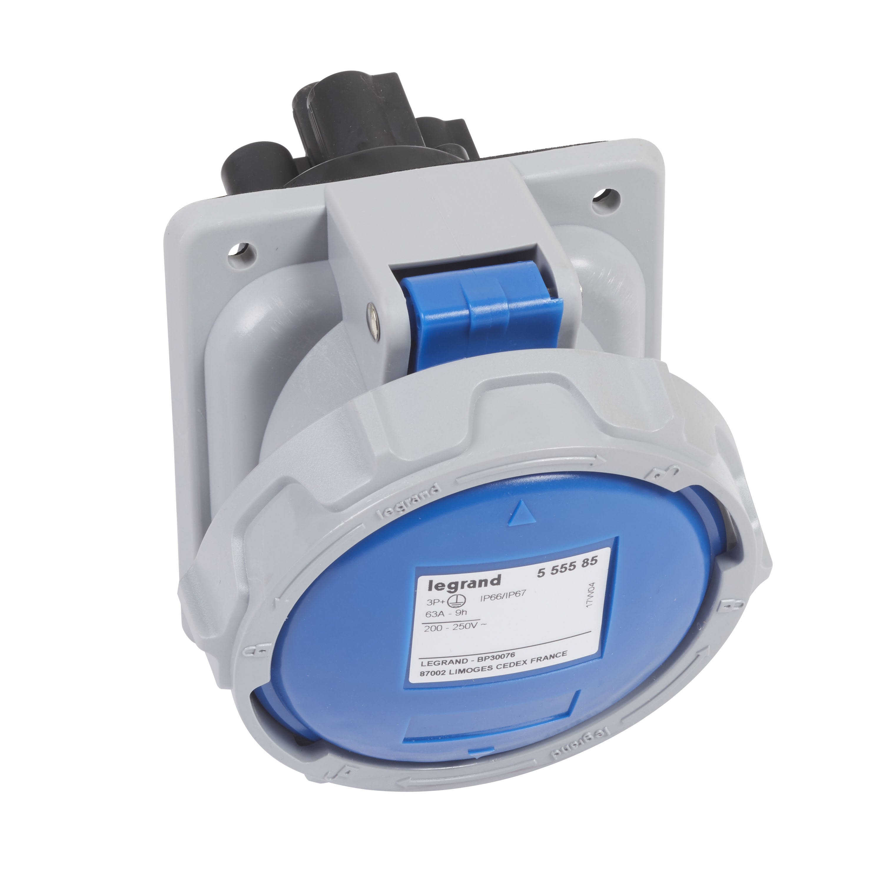 LEGRAND - LEG555585 PRESA FISSA 63A 3P+T 230V IP67