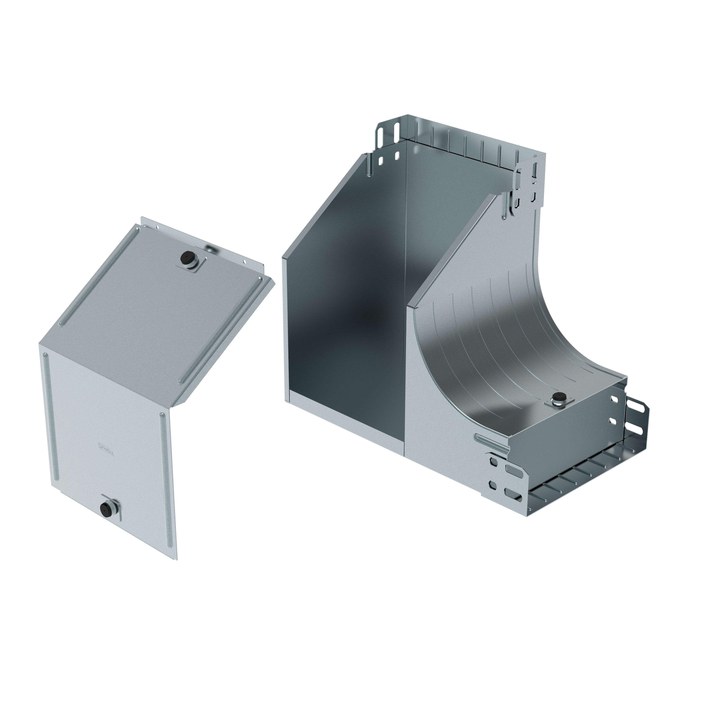 LEGRAND - LEGAG300C P31-CURVA DX VAR. PIANO SALITA 300X75 C