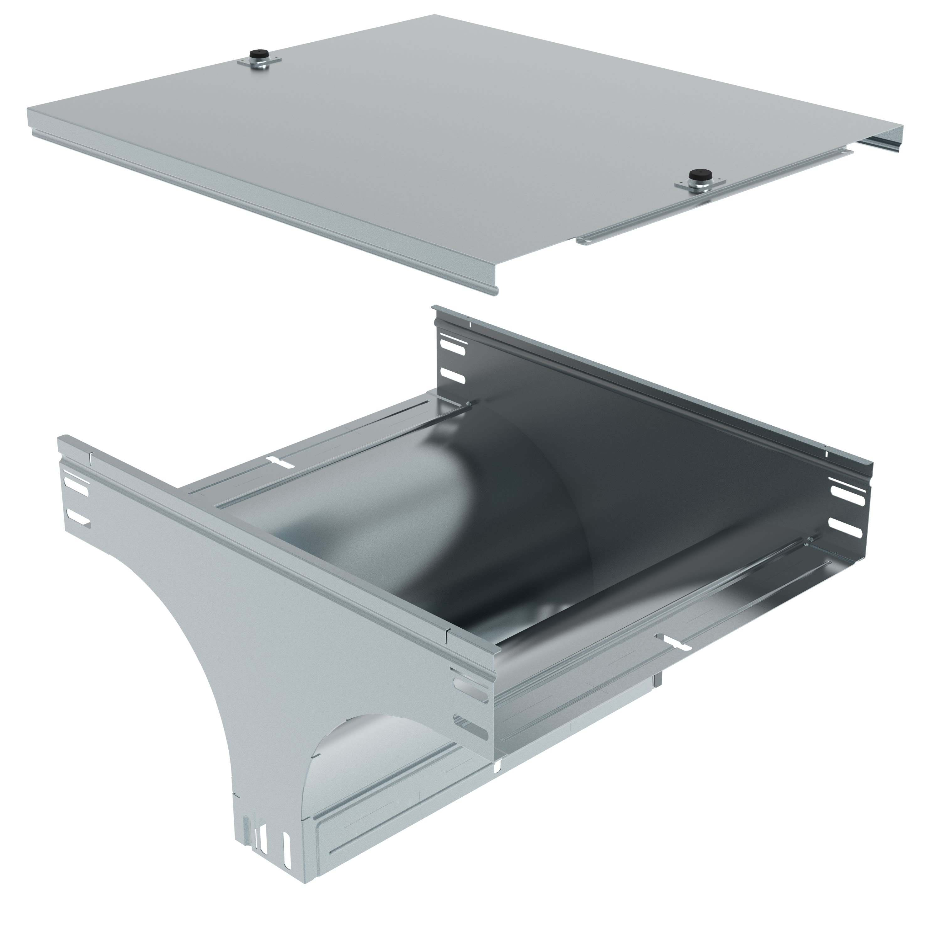 LEGRAND - LEGAW600L P31-DERIV. VERT. T DISCESA 600X75 INOX 3