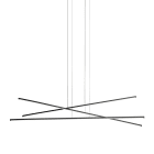 LINEA LIGHT (ILED) - ILD8206 STRAIGHT SOSP.LED 34W 3X1050 NERO R