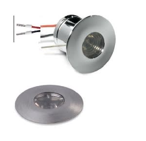 LINEA LIGHT (ILED) - ILD85044W70 NITUM-R 1 TONDO 1LED 1W NIKEL SPAZ.