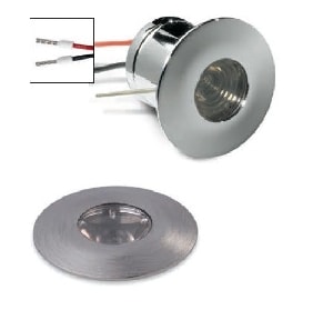 LINEA LIGHT (ILED) - ILD86883W70 NITUM-R 9 TONDO 1LED 2W INOX
