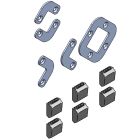 LINEA LIGHT (ILED) - ILDKIT0028 KIT STAFFA MODULARE BEEBO METAL