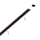 THREELINE ITALIA SRL - EHT24SCR2 BINARIO SUPERFICIE 2M EXTRASOTTILE NERO
