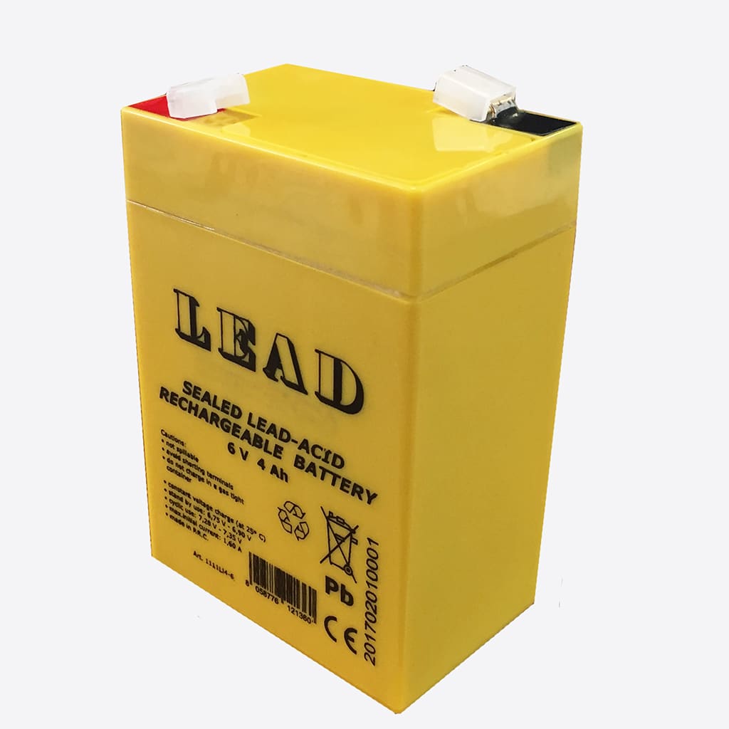 INTERNAZIONALE SRL - LIN1111 LI 4-6 ACCUMULATORE 6 V 4 AH