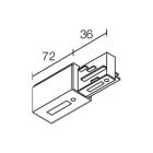 L&L LUCE E LIGHT - L&LBE0021001 TESTATA ALIM. TRIFASE SX BIA