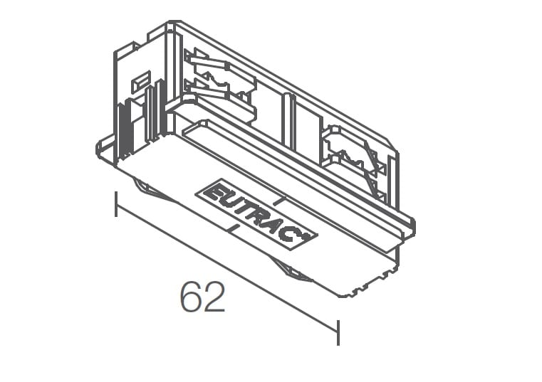 L&L LUCE E LIGHT - L&LBE0021101 CONGIUNZIONE LINEARE TRIFASE BIA