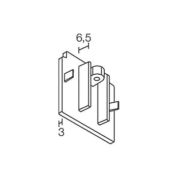 L&L LUCE E LIGHT - L&LBE0021201 TESTATA CHIUSURA TRIFASE BIA